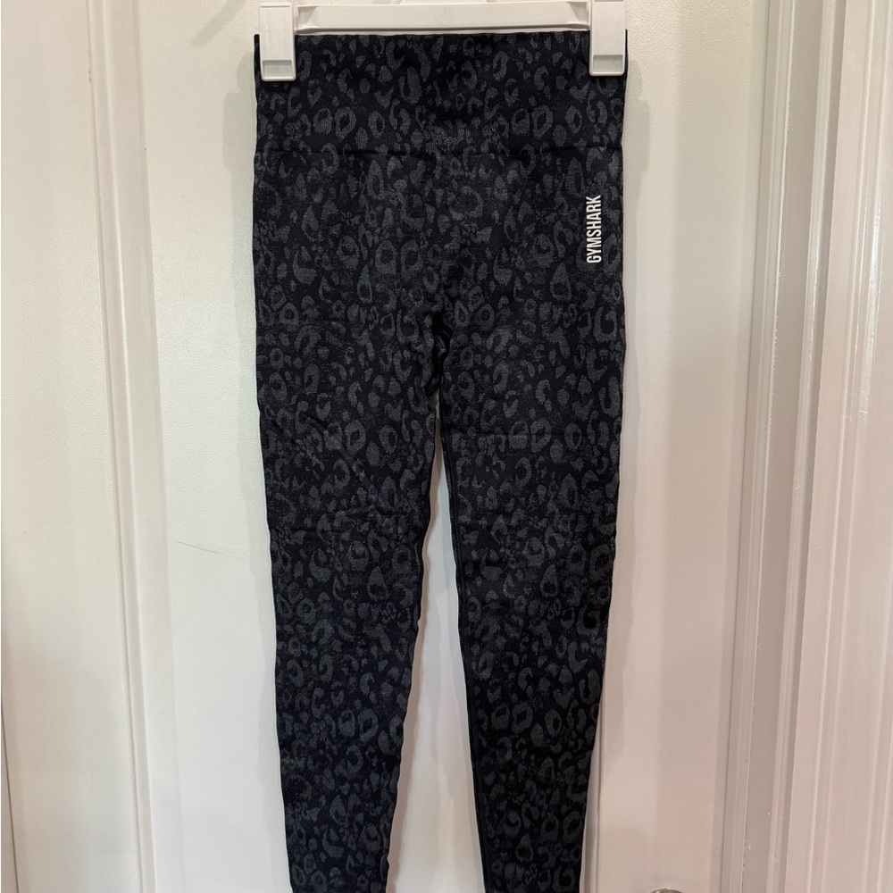 Gymshark Black Leopard Leggings